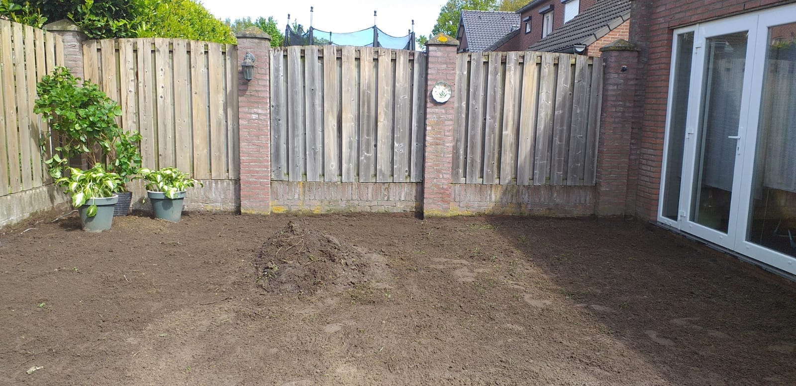 Grondverzet in voorbereiding